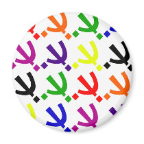 Roy G. Biv Logo Magnet