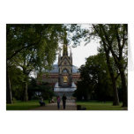 Royal Albert Hall and Prince Albert Memorial Card