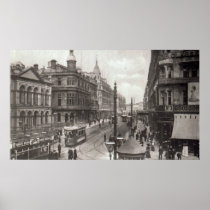Royal Avenue, Belfast, c.1900 Poster