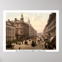 Royal Avenue, Belfast City, Northern Ireland Print