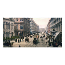 Royal Avenue Belfast Co. Antrim, Ireland 1890 Photo Greeting Card