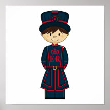 Royal Beefeater Guardsman Canvas Posters