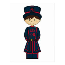 Royal Beefeater Guardsman Postcard