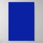 Royal Blue Background on a Poster
