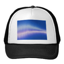ROYAL BLUE DIGITAL SOUND WAVES WALLPAPER HAT