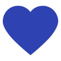Royal Blue   Heart Sticker