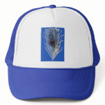 Royal Blue Peacock Feather hats