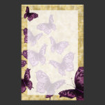 Royal Butterflies (Violet) stationery