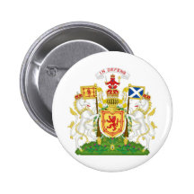 Royal Coat of Arms of the Kingdom of Scotland Buttons