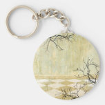 Royal Coordinates Background with Branches Key Chains