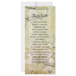 Royal Coordinates Background with Branches rack cards