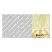 Royal Coordinates Plain Customized Photo Card