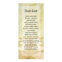 Royal Coordinates Plain Rack Cards