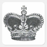 Royal Crown Square Sticker