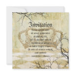 Royal Crown with Branches invitations