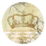 Royal Crown with Branches stickers