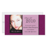 Royal Damask Graduation Announcement Photo Cards photo cards