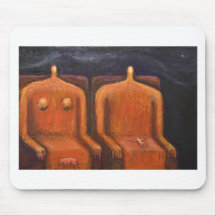 Royal Family (abstract dark human figures ) Mousemats