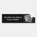 Royal Flush Bumper Sticker