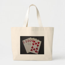 Royal Flush Canvas Bag