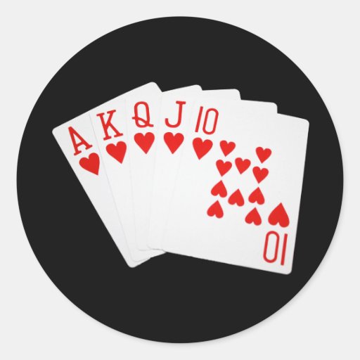 Royal Flush Stickers