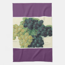 Royal grapes hand towel