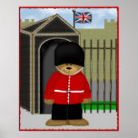 Royal Guard Bear Print