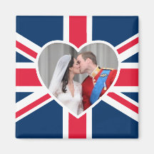 Royal Kiss - William & Kate Wedding Magnets