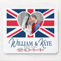 Royal Kiss - William & Kate Wedding Mousepads