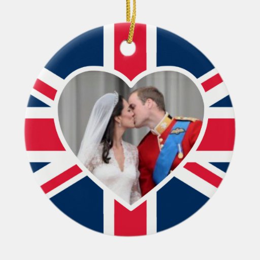 Royal Kiss - William & Kate Wedding Christmas Ornament