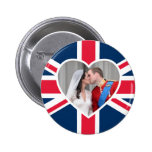 Royal Kiss - William & Kate Wedding Pinback Button