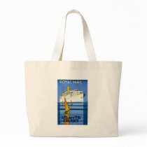 Royal Mail Atlantis Cruises Vintage Canvas Bags