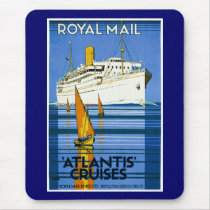 Royal Mail Atlantis Cruises Vintage Mousepads