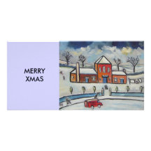 ROYAL MAIL SNOWSCENE PHOTO CARD TEMPLATE