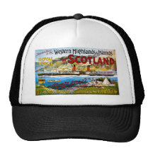 Royal Mail Steamers Scotland Glasgow Vintage Mesh Hats