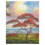 Royal Poinciana Tree Painting flyers
