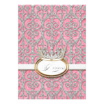 Royal Princess Crown Baby Shower Invitation