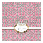 Royal Princess Crown Baby Shower Invitation