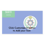 Royal Saudi Navy, Saudi Arabia flag business cards