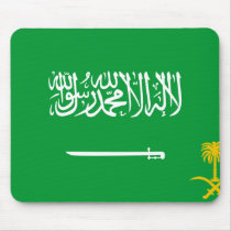 Royal Standard Of Saudi Arabia, Saudi Arabia flag Mouse Pads