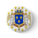 Royal Standard Of The Kingdom Of France, France buttons