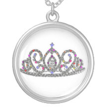 Royal Wedding/Bride's Tiara Personalized Necklace