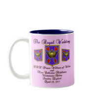 Royal Wedding Commemorative Tshirts, Mugs