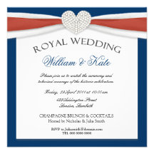 Royal Wedding House Party Invitations