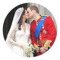 Royal Wedding Round Sticker