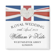 Royal Wedding - William & Kate Keepsake Magnet