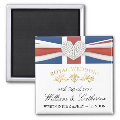 Wedding Keepsakes on Royal Wedding   William   Kate Keepsake Magnet By Royalwedding 2011