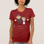 Royal Wedding Wills & Kate Cute Cartoon Tshirts