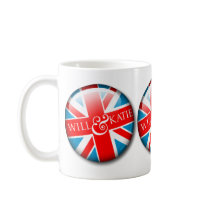 Royal Will & Kate Badge Coffee Mug