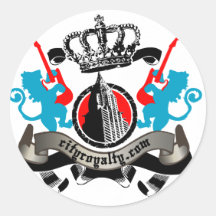 Royalty Lion Crest Stickers